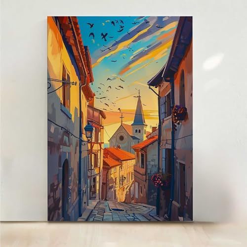 Diamond Painting Erwachsene Haus Diamant Painting Bilder Architektur 5D DIY Mosaikherstellung Basteln Erwachsene Anfänger Set für Heim Schlafzimmer Deko Wohnzimmer, Geschenke 40x50cm PjY4822 N-0 Diamond Painting Erwachsene Haus Diamant Painting Bilder Architektur 5D DIY Mosaikherstellung Basteln Erwachsene Anfänger Set für Heim Schlafzimmer Deko Wohnzimmer, Geschenke 40x50cm PjY4822 N-0 von RNXAOPEN