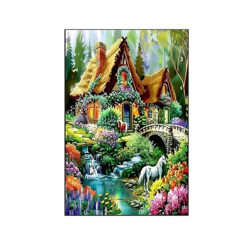 Malen Nach Zahlen Erwachsene Quadrat Malen Nach Zahlen, Paint by Numbers Teich Bastelset Erwachsene Frauen mit Pinseln und Acrylfarben für Deko Wohnzimmer Schlafzimmer, Geschenke 80x100cm B-K Malen Nach Zahlen Erwachsene Quadrat Malen Nach Zahlen, Paint by Numbers Teich Bastelset Erwachsene Frauen mit Pinseln und Acrylfarben für Deko Wohnzimmer Schlafzimmer, Geschenke 80x100cm B-K von RNXAOPEN
