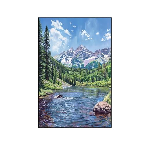 RNXAOPEN Katze Malen Nach Zahlen Erwachsene, Malen Nach Zahlen Fluss, DIY Paint by Numbers Set Pinseln und Acrylfarben für Anfänger Geeignet mit Zimmer Deko Asthetik, Geschenke 80 x 100 cm Z-2 RNXAOPEN Katze Malen Nach Zahlen Erwachsene, Malen Nach Zahlen Fluss, DIY Paint by Numbers Set Pinseln und Acrylfarben für Anfänger Geeignet mit Zimmer Deko Asthetik, Geschenke 80 x 100 cm Z-2 von RNXAOPEN