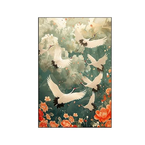 RNXAOPEN Malen Nach Zahlen Erwachsene Tier Malen Nach Zahlen, Paint by Numbers Kran Bastelset Erwachsene Frauen mit Pinseln und Acrylfarben für Deko Schlafzimmer, Geschenke für Frauen 90x120cm Z-V RNXAOPEN Malen Nach Zahlen Erwachsene Tier Malen Nach Zahlen, Paint by Numbers Kran Bastelset Erwachsene Frauen mit Pinseln und Acrylfarben für Deko Schlafzimmer, Geschenke für Frauen 90x120cm Z-V von RNXAOPEN