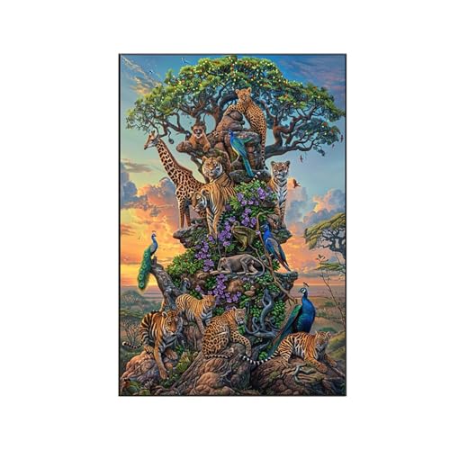 RNXAOPEN Malen Nach Zahlen Erwachsene Tier Malen Nach Zahlen, Paint by Numbers Leopard Bastelset Erwachsene Frauen mit Pinseln und Acrylfarben für Deko Schlafzimmer, Geschenke für Frauen 80x100cm C-L RNXAOPEN Malen Nach Zahlen Erwachsene Tier Malen Nach Zahlen, Paint by Numbers Leopard Bastelset Erwachsene Frauen mit Pinseln und Acrylfarben für Deko Schlafzimmer, Geschenke für Frauen 80x100cm C-L von RNXAOPEN