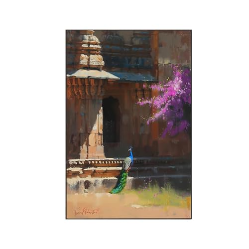 RNXAOPEN Tier Malen Nach Zahlen Erwachsene, Malen Nach Zahlen Pfau, DIY Paint by Numbers Set Pinseln und Acrylfarben für Anfänger Geeignet mit für Wohnzimmer Deko Asthetik, Geschenke 30x40cm K-1 RNXAOPEN Tier Malen Nach Zahlen Erwachsene, Malen Nach Zahlen Pfau, DIY Paint by Numbers Set Pinseln und Acrylfarben für Anfänger Geeignet mit für Wohnzimmer Deko Asthetik, Geschenke 30x40cm K-1 von RNXAOPEN