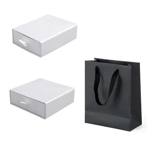 RNXSIB 2 Stücke Schmuckschachtel, Schmuckschatulle Klein, Schmuckverpackungen, Box Geschenk, Geschenk Boxen, Geschenkboxen, Geschenk Box, Schmuckschatulle für Armbänder Armreife Schmuck Geschenk von RNXSIB