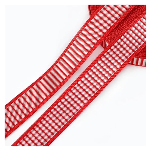 Nylonband 10 m 15/20 mm Nylon-Streifen-Gurtband for Taschengurte, Gepäckbindeband, Kleidungsband, dekorative Spitze, Näh-Schrägband, Zubehör Für Buntes Gurtband, Zum Basteln, Halsband Für Hau(RedWhite Nylonband 10 m 15/20 mm Nylon-Streifen-Gurtband for Taschengurte, Gepäckbindeband, Kleidungsband, dekorative Spitze, Näh-Schrägband, Zubehör Für Buntes Gurtband, Zum Basteln, Halsband Für Hau(RedWhite von ROEUIPG