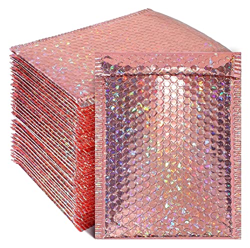 Versandtaschen, gepolsterte Umschläge, 50 Stück/Verpackung Versand Luftpolsterumschläge Kunststoffkissen(Pink,15 * 20cm) von ROJDFCNBW