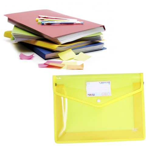 3St A4 wasserdichte Aktentasche dokumententasche document bag Rosa Dokumentenmappe Papierhalter Veranstalter briefumschläge a4 Dokumentenmappe Dokumentenspeicher-Organizer PVC Blue ROMISBABA von ROMISBABA