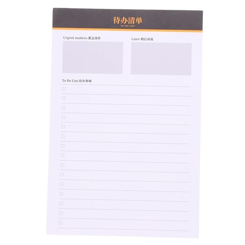 ROMISBABA 1 Planer the notebook notepad - Zeitmanagement Notizbuch notiztafel Notizbuch mit Kalendarium Von der Hochschule regierter Notizblock Todo-Listenblock To-Do-Listen-Pads Papier von ROMISBABA