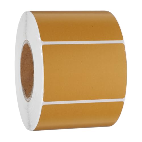 ROMISBABA 1 Rolle Etiketten Drucken Thermal- Lebensmitteletiketten Aufkleber Adressetiketten Etikettendrucker Etiketten Für Thermodrucker Entfernbare Etiketten Porto Thermopapier Brown von ROMISBABA