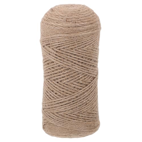 ROMISBABA 1 Rolle Juteseil Gartenschnur Wickelseil DIY Seil Juteband Braune Schnur Bastelseil Feiertagsschnur Verpackungsgarn Bäckergarn Dünne Schnur Geschenkverpackungsseil Betäuben Khaki von ROMISBABA