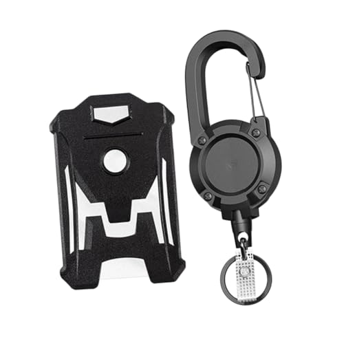 ROMISBABA 1 Satz Ausweishalter kartenclip karten clip karteikarten halter für Kartenset karten sleeves Kartenhalter-Hülle vertikale Kartenhülle Abdeckung der Arbeitskarten Stk Black von ROMISBABA