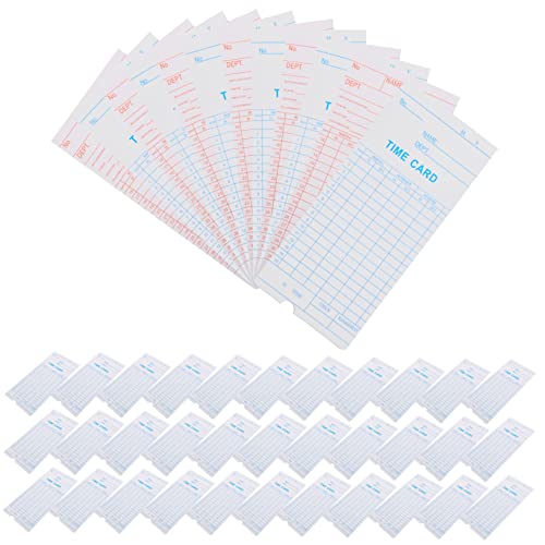 ROMISBABA 100 Stück Doppelseitige Anwesenheitskarten aus Hochwertigem Papier für Büro Lager und Praktische Teilnahme Karten für Mitarbeiter Wöchentliche Stundennachweise Leicht zu Lagern ROMISBABA 100 Stück Doppelseitige Anwesenheitskarten aus Hochwertigem Papier für Büro Lager und Praktische Teilnahme Karten für Mitarbeiter Wöchentliche Stundennachweise Leicht zu Lagern von ROMISBABA