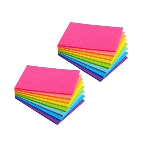 ROMISBABA 16 Haftnotizen Kleine Notizblöcke Kleine Memo Pads Haftende Notizzettel Klebezettelbuch tragbarer Zeichenblock kleiner Notizblock Schüler-Notizblöcke Mehrzweck-Klebestreifen Papier von ROMISBABA