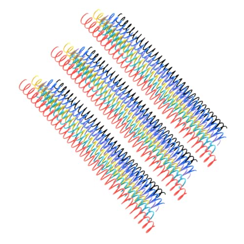 ROMISBABA 18 Stk Bindungsring Schlüsselband Spiralnotizbuch mit Stift Drähte Windendraht Haken Ringbuchbindung Lose-Blatt-Ringe Loseblattordner Kreise Ringordner für lose Blätter Plastik von ROMISBABA