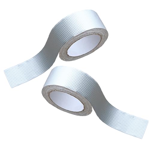 ROMISBABA 2st Butylband Aus Aluminiumfolie Reparaturband Für Rohre Aluminium-butylband Wasserdichtes Butylband Klebeband Zum Ausbessern Des Daches Fensterklebeband Klempnerband Silver von ROMISBABA