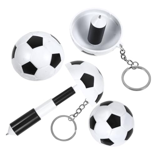 ROMISBABA 2st Fußball Kugelschreiber Gast Stift Kugelschreiber in Fußballform Lustiger Unterschriftenstift Neuheitsstift Fußball Stifte Kugelschreiber Mit Feiner Spitze Plastik von ROMISBABA