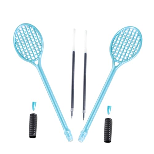 ROMISBABA 2st Schläger-gelstift Cartoon-stifte Cartoon-gelstift Tintenstift Vergeben Partygeschenke Für Tennis Gel-tintenstifte Lustige Kugelschreiber Neuheit-sportstifte Plastik Blue von ROMISBABA