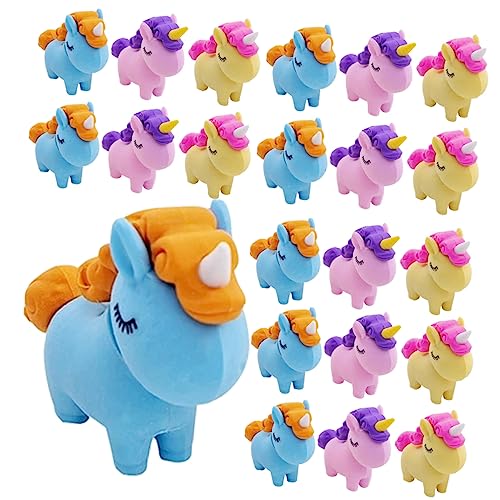 ROMISBABA 36St Einhorn Radiergummi große Radiergummis praktische Einhorn-Radiergummis Radiergummi in Einhornform erasers for süße radiergummis Kinderaccessoire tragbare Radiergummis von ROMISBABA