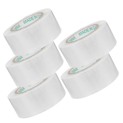 ROMISBABA 5 Rollen Transparentes Verpackungsband Robustes Klebeband Transparentes Klebeband Versandband Zum Verschließen Robustes Verpackungsband Transparentes Versandband von ROMISBABA