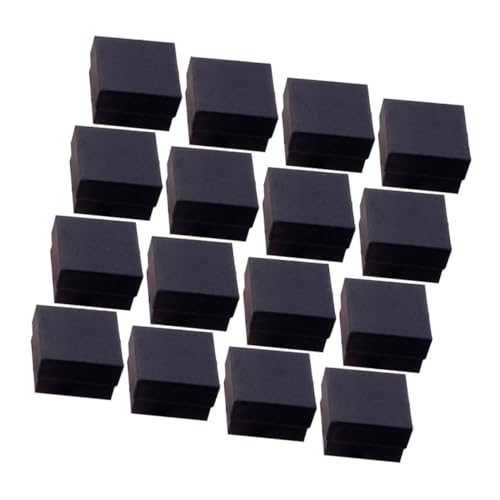 ROMISBABA 72St schwarze Schmuckschatulle Schmuckständer Schmuck-Geschenkboxen Schmuckorganisator für Halsketten schmuckkästchen storage boxes Schmuck-Organizer Schmucketuis Schwamm Black von ROMISBABA