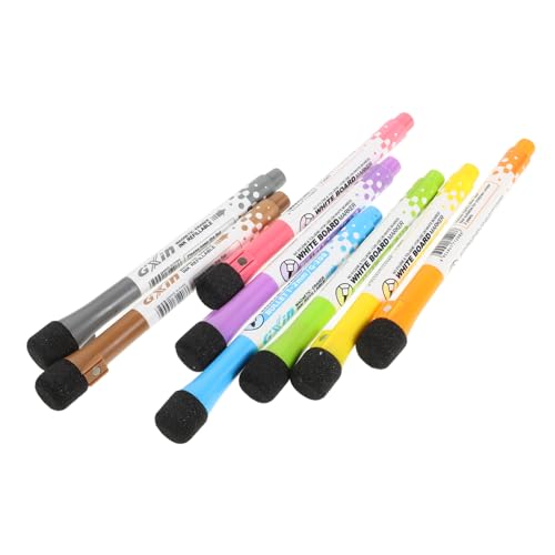 ROMISBABA 8st Löschbarer Magnetstift Schreibversorgung Multifunktions-trockenlöschmarker Markierstifte Für Whiteboards Trocken Abwischbare Marker Magnetisch Magnetische Markierungen Plastik von ROMISBABA