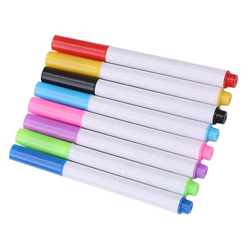 ROMISBABA 8st Löschbarer Whiteboard-marker Wischen Textmarker Stifte Abwischbar Farbstift Trockener Löschstift Pastell Flipchart Whiteboard-radierer Löschbare Stifte Markierungen Plastik von ROMISBABA