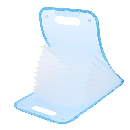 ROMISBABA Aktenhalter Rechnungsorganisator Dateien Organizer erweiterbarer Akkordeonordner office organizer büro organizer erweiterbarer Datei-Organizer Quittungsordner aus Papier pp Blue von ROMISBABA