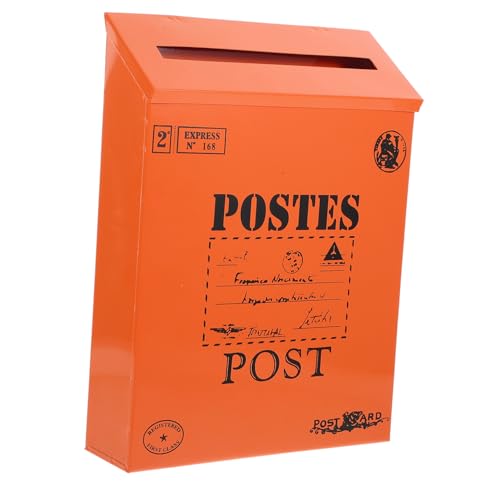 ROMISBABA Kasten E-Mail-Postfach eintrach geldumschläge file box montitor versandschachtel dekoration einbau retr Veröffentlichung Zinn Tür Postfächer Post-Organizer zum Aufhängen Eisen von ROMISBABA