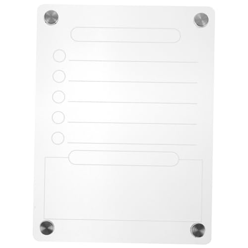 ROMISBABA Reiniger Aufkleber Planke Magnete Liste write board kühlschrankorginizer magnet platte wheitbord notizblöcke notizblock magnetische Plantafel kleine trocken abwischbare Tafel Acryl von ROMISBABA