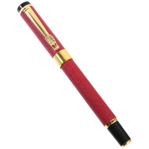 ROMISBABA Zeichenstifte nachfüllen schreibutensilien schreibkladde fountain pens ink pen kompakter Stift schöner Stift Holzstift mit feiner Spitze Kalligraphie-Füllfederhalter Plastik rot von ROMISBABA