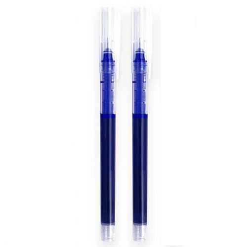 RONGSHEN gelstifte 2pcs Gel Stifte gerade flüssiger Kugelschreiber 0,5 mm feiner Punkt Stift Schnell trocknendem Tintenstift Schreibstift Kugelschreiber von RONGSHEN