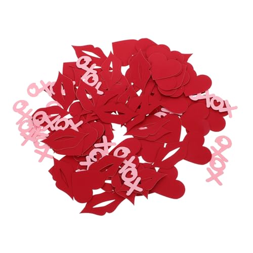 1 Satz Konfetti Zum Valentinstag Wohndekoration Hochzeit Konfetti Verwenden Hochzeitsdekoration Rotes Lippenkonfetti Konfetti Werfen Konfetti Für Hochzeitsfeiern Papier RORPOIR von RORPOIR