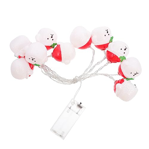 RORPOIR 1 Stk Weihnachts-LED-Licht Christbaumschmuck Neon Feenlicht weihnachtsmotiv weihnachtsbaumbeleuchtung kronleuchter pendelleuchte hängende Lampendekoration Weihnachts-Hängelampe PVC von RORPOIR