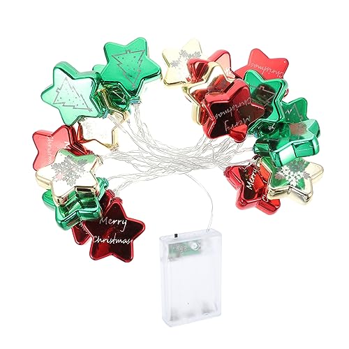 RORPOIR 1 Stück Schnur Weihnachtsdekorative Lichterketten Baum Weihnachtsbäume Laterne Stern weihnachtsdeko drinnen weihnachtsdeko für innen Festivallichtverzierung Weihnachtslampe Acryl von RORPOIR