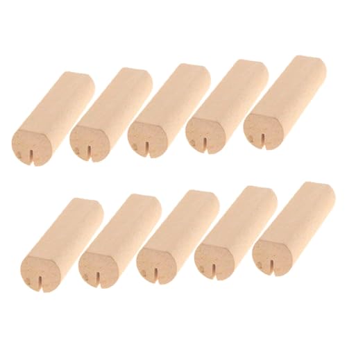 RORPOIR 10st Visitenkarte Clip Tischbildhalter Tischnamenhalter Stehen Zahlenkarten Stehen Hochzeit Tischkarten Basis Office-karten-organizer Foto Zeigt Basis Tischnummer Steht Stand Holz von RORPOIR