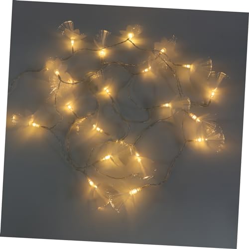 RORPOIR 1stk Laternenpfahl Feenlicht Farbwechsellampen Kabel Bild Draht Lichter Led-lichtleiste Led Lichter Glasfaser-weihnachtsbaum Feenhafte Wandleuchten Neonlicht Optisch Plastik Weiß von RORPOIR