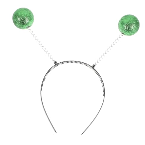 RORPOIR Alien-Stirnband alien headband party kopfschmuck Alien-Augen-Stirnband glitzerkugel stirnband außerirdisches Zubehör Alien-Antennen-Stirnband für Erwachsene Plastik Green von RORPOIR