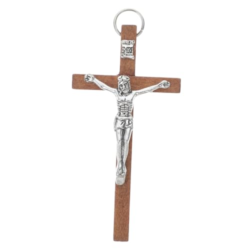 RORPOIR Mini Kreuz Aus Holz Für DIY Kreuz Requisiten Kleine Holzkreuz Charms Mini Holzkreuz Charm Gesegnetes Kreuz Dekorkreuz Zum Basteln von RORPOIR