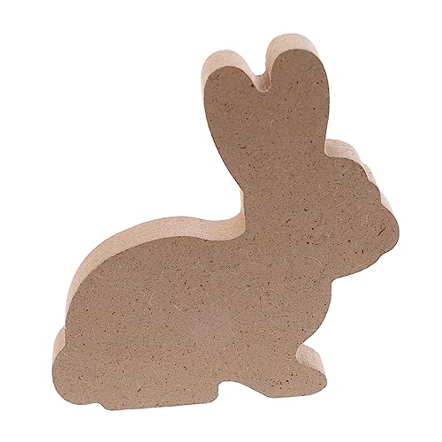 RORPOIR Osterhase kinderspielzeug Ostern basteln für Ostern Geschenkideen Ostern Geschenkidee Ostern ostertischdeko Pellets Korb Raumfestschmuck Osterdekoration zu Hause Holz Brown von RORPOIR