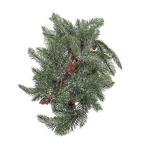 RORPOIR Schnur Weihnachtslichterkette Dekorationen Bogen Kieferngirlande Realistische Weihnachtsgirlande Weihnachtsbaum Weihnachtsdeko Green Sport von RORPOIR