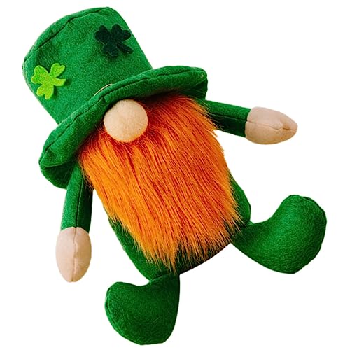 RORPOIR St. Patricks Day GNOME Decor Grün Festival Zwerg Puppe Hause Schmuck Party Foto Prop von RORPOIR