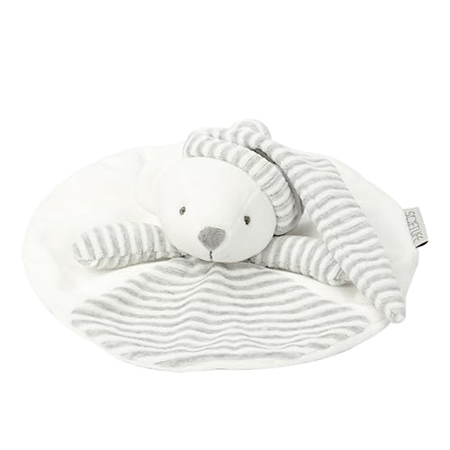 RORPOIR beruhigendes Handtuch cute cutie plüschtiere comfort Handtücher Junge kontrastreiches Babyspielzeug Liege Plüsch Stofftier beruhigendes kurzer Plüsch Grey von RORPOIR