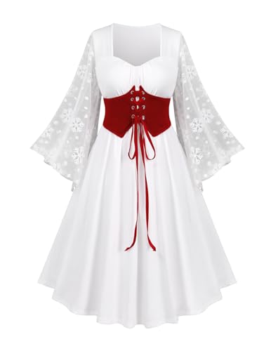 ROSE GAL Rosegal Mittelalterliches Feenkleid, Übergröße, Netzstoff, Halloween-Kostüme, Kleid, Cosplay, White_1, Large Mehr ROSE GAL Rosegal Mittelalterliches Feenkleid, Übergröße, Netzstoff, Halloween-Kostüme, Kleid, Cosplay, White_1, Large Mehr von ROSE GAL