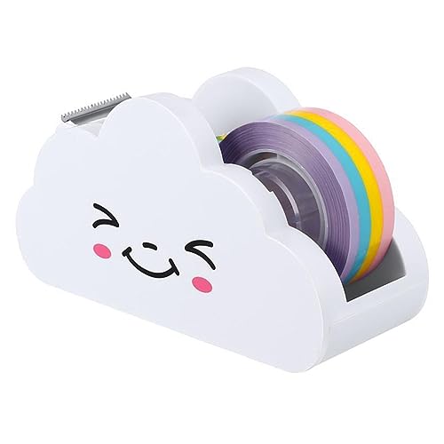 1 x Regenbogen-Klebeband, Wolkenschneider, niedliches Verpackungsband, Maschine, Studentenbedarf von ROTEMADEGG