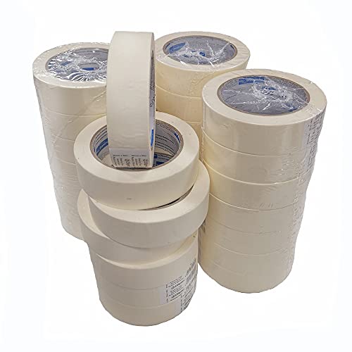 ROTIX 28 Rollen Maler-Krepp 30 mm x 50 m | Feinkrepp Klebeband Standard Klebkraft von ROTIX