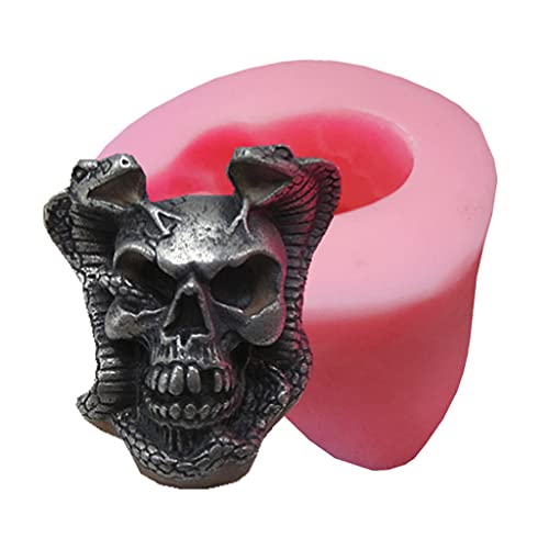 ROYJJ 3D für Totenkopf-Ornamente, Epoxidharz, Gips, Silikon-Moul von ROYJJ