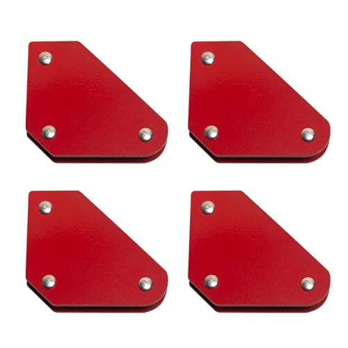 ROYJJ Schweißmagnet-Halter-Set, mehrere Winkel, magnetische Schweißklemmen, Set für sichere Positionierung bei 45/90/135 Grad, rechtwinkliger fester Schweißmagnet, Schweißpositionierer, 4 Stück von ROYJJ