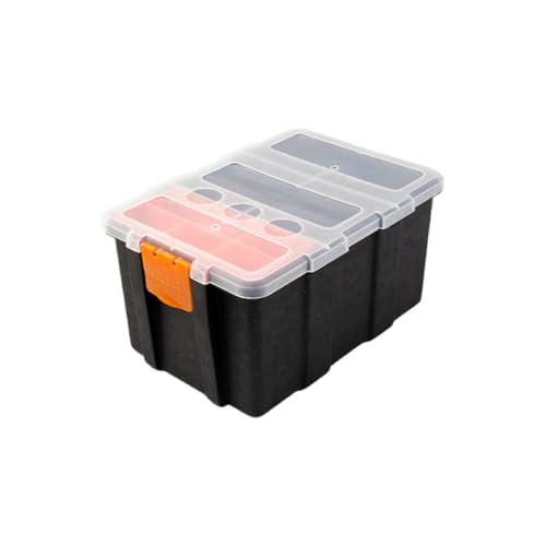 Kleinteile-Organizer, Hardware-Aufbewahrungsbox mit Deckel, Hardware-Organizer, Box, Schrauben, Sortierbox für Schrauben und Nägel von RPFROP