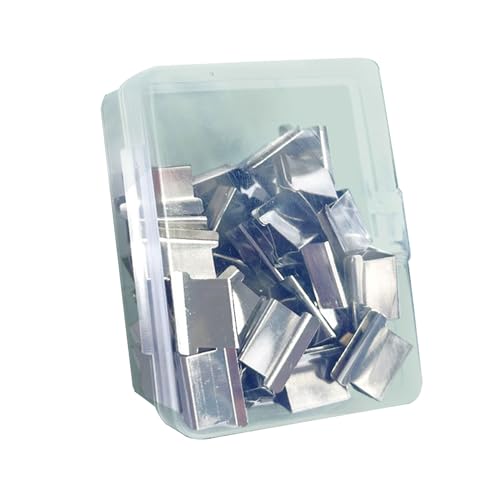 RPFROP Schreibtischhefter, Binder-Clips, Schule, Büro, nahtlose Heftklammern, Spender, Nachfüll-Clip von RPFROP