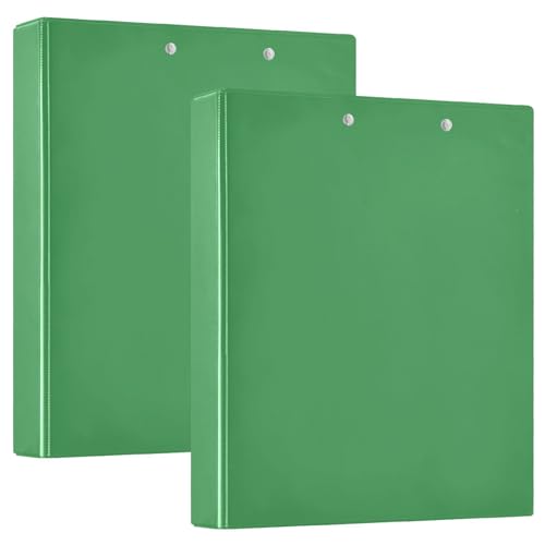 Clover Green 3-Ringbuch, D-Ringbuch, flexibler Ordner, professioneller 3-Ringordner, 3-Ringbuch mit Taschen von RPLIFE