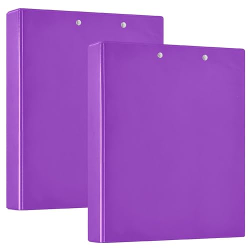 Dark Orchid 3,8 cm Ordner 3 Ring D Ring Ordner 3 Ring Binder mit Klemmbrett Flexibler Ordner Schulordner von RPLIFE